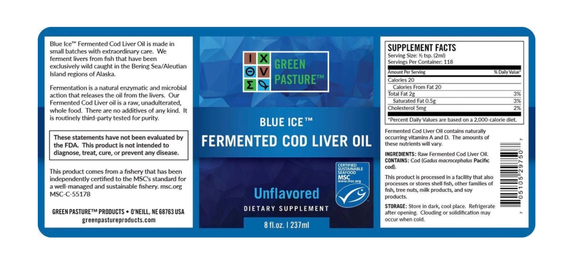 Green Pasture Liquid Bundle (Fermented Cod Oil & Butter Oil)